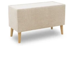DOMO Hocker »Kopenhagen« mit Staufach, creme