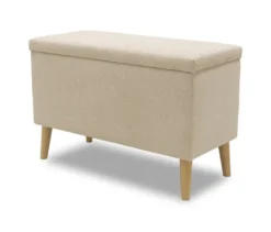 DOMO Hocker »Kopenhagen« mit Staufach, beige