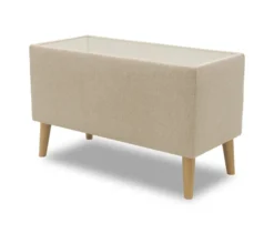 DOMO Hocker »Kopenhagen« mit Staufach, beige