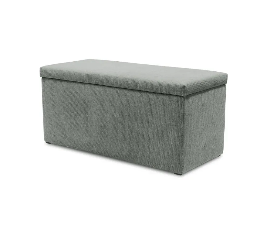 DOMO Hocker »Kopenhagen« mit Staufach, grau