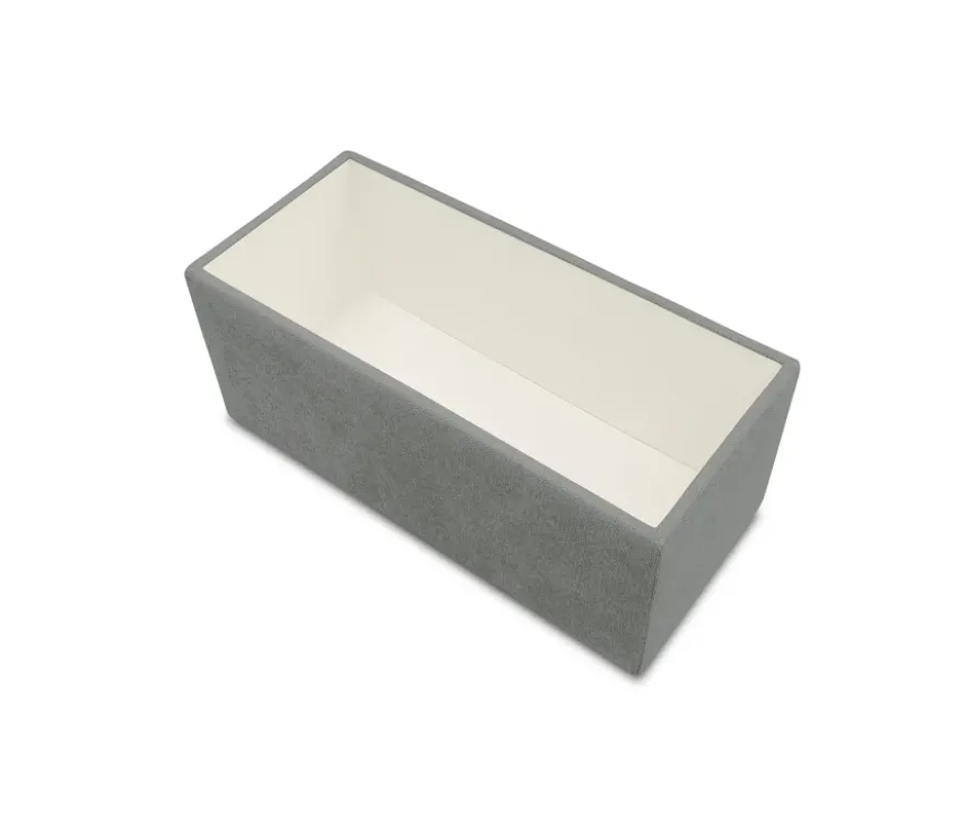 DOMO Hocker »Kopenhagen« mit Staufach, grau