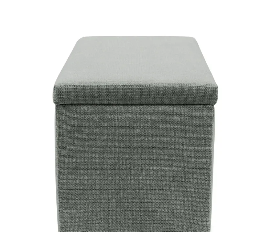 DOMO Hocker »Kopenhagen« mit Staufach, grau