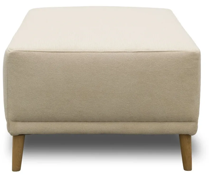 DOMO Hocker »Malmö«, creme/Holz