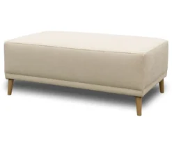 DOMO Hocker »Malmö«, creme/Holz