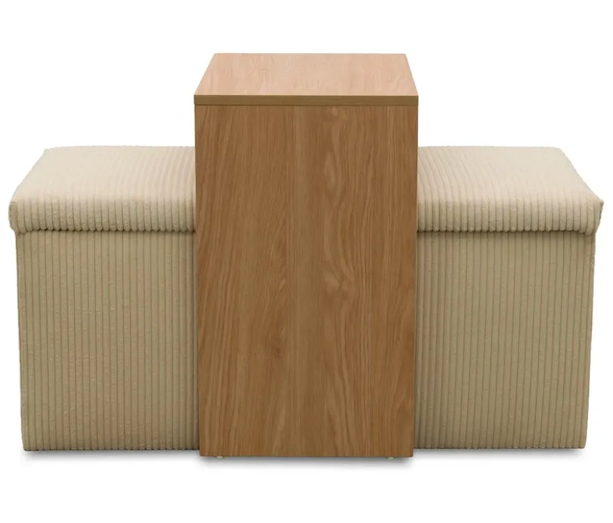 DOMO Hocker mit Tisch »Kopenhagen«, creme