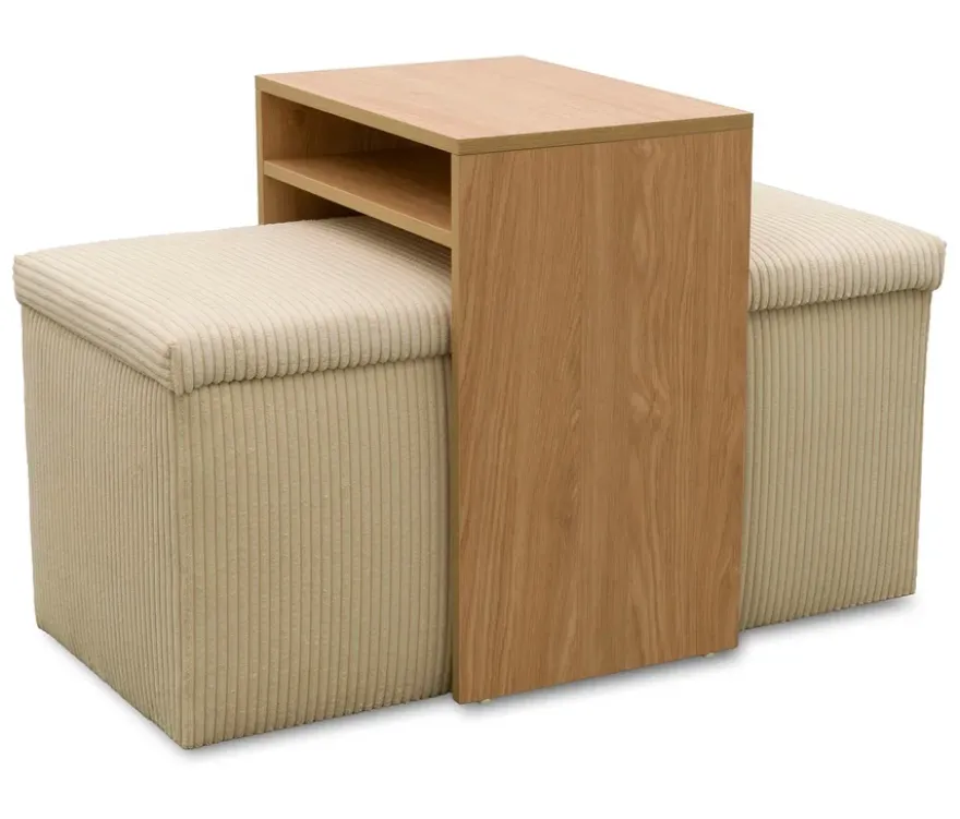 DOMO Hocker mit Tisch »Kopenhagen«, creme