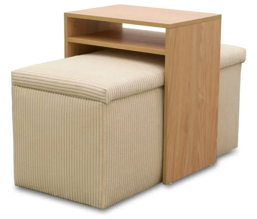 DOMO Hocker mit Tisch »Kopenhagen«, creme