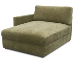 DOMO Longchair »Sonderburg« links, oliv