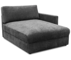 DOMO Longchair »Sonderburg« rechts, anthrazit