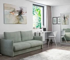 DOMO Schlafsofa 2-Sitzer »Helsinki«, grau