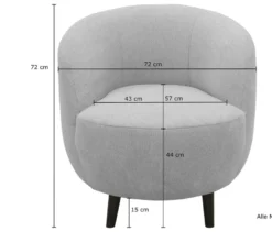 DOMO Sessel »Ahus«, beige