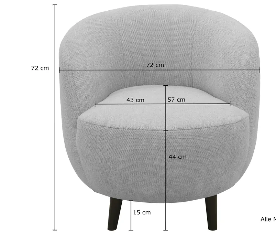 DOMO Sessel »Ahus«, beige