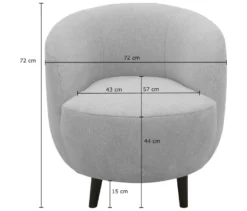DOMO Sessel »Ahus«, hellblau