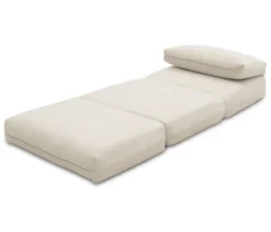 DOMO Sessel »Candiz« mit Schlaffunktion, creme