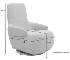 DOMO Sessel »Stockholm«, beige
