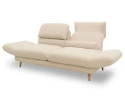 DOMO 2-Sitzer »Malaga«, drehbar, creme