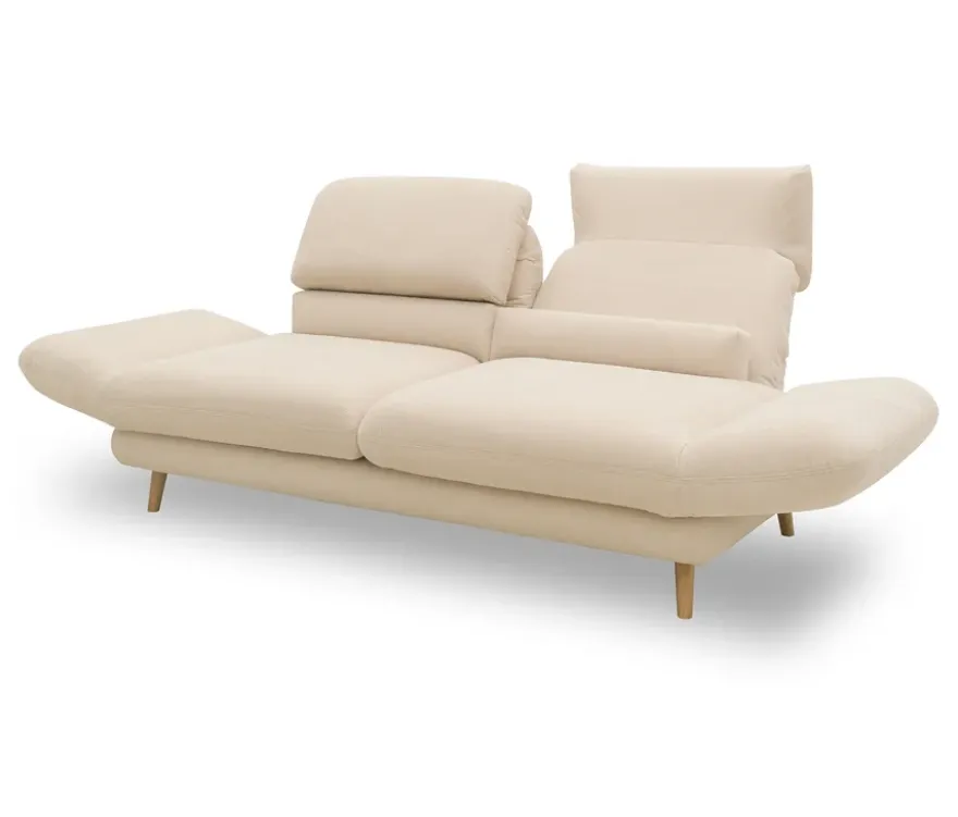 DOMO 2-Sitzer »Malaga«, drehbar, creme