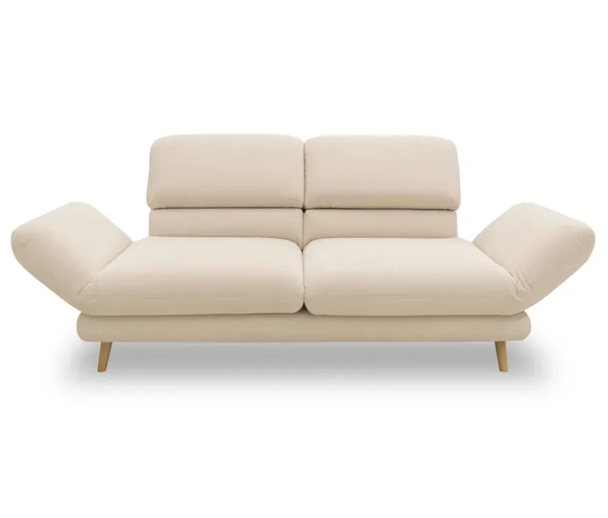 DOMO 2-Sitzer »Malaga«, drehbar, creme