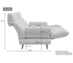 DOMO 2-Sitzer »Malaga«, drehbar, taupe