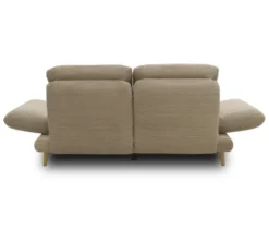 DOMO 2-Sitzer »Malaga«, drehbar, taupefarbener Cord