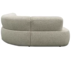 DOMO Sofa 200 029, beige-braun meliert, linksbündig