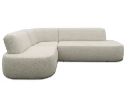 DOMO Sofa 200 029, beige-braun meliert, linksbündig