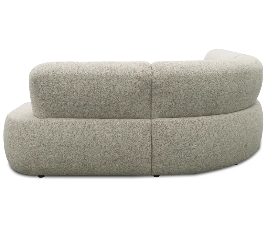 DOMO Sofa 200 029, beige-braun meliert, rechtsbündig