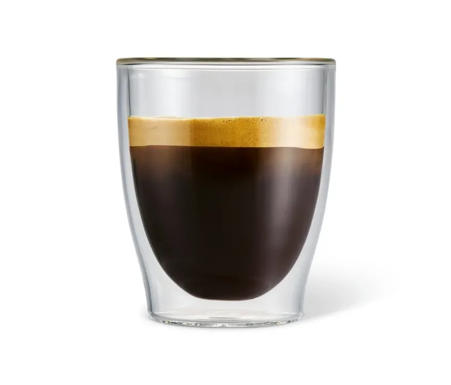 2 Doppelwandige Caffè Crema Gläser