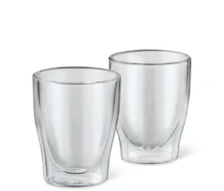2 Doppelwandige Caffè Crema Gläser