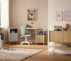 Drehbares Bücherregal mit 2 Ebenen