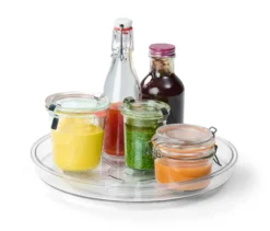 Drehplatte, transparent