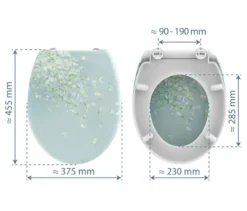 Duroplast WC-Sitz, Flower in the Wind