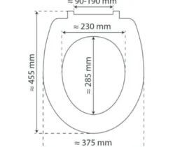 Duroplast WC-Sitz, Grey