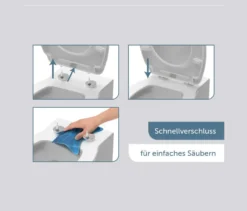 Duroplast WC-Sitz mit LED Nachtlicht