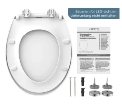 Duroplast WC-Sitz mit LED Nachtlicht