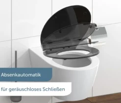 Duroplast WC-Sitz, Slim Black