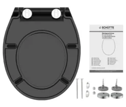 Duroplast WC-Sitz, Slim Black