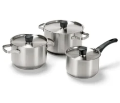 Edelstahl-Kochtopf-Set