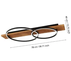 Eglo 2er-LED-Deckenleuchte »Boyal«