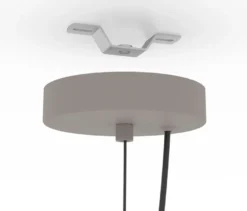 Eglo Pendelleuchte »Camasca«, taupe