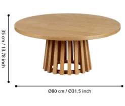 Eglo Tisch »SANGATTE«, ca. 80 cm, braun