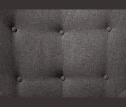 Einzelsessel mit Fußhocker, dunkelgrau