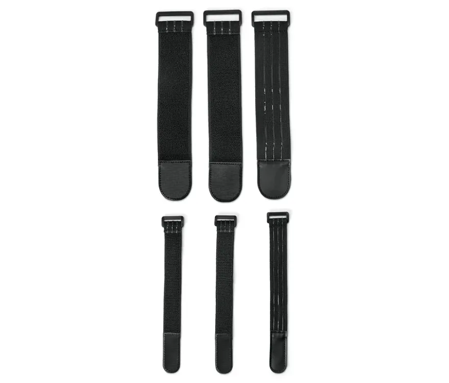 6 elastische Befestigungsgurte