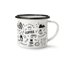 Emaille-Kaffeebecher Adventure, 380 ml