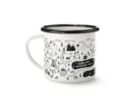 Emaille-Kaffeebecher Adventure, 380 ml