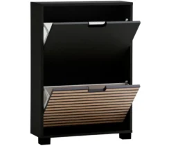 2er-Schuhschrank »Ryker«, matt schwarz