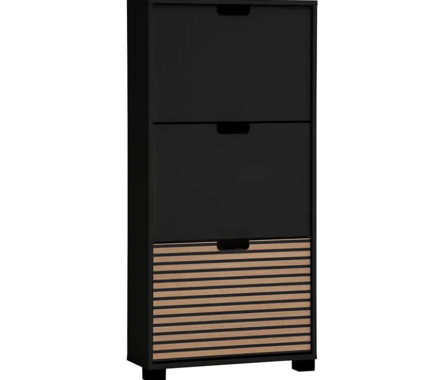 2er-Schuhschrank »Ryker«, matt schwarz
