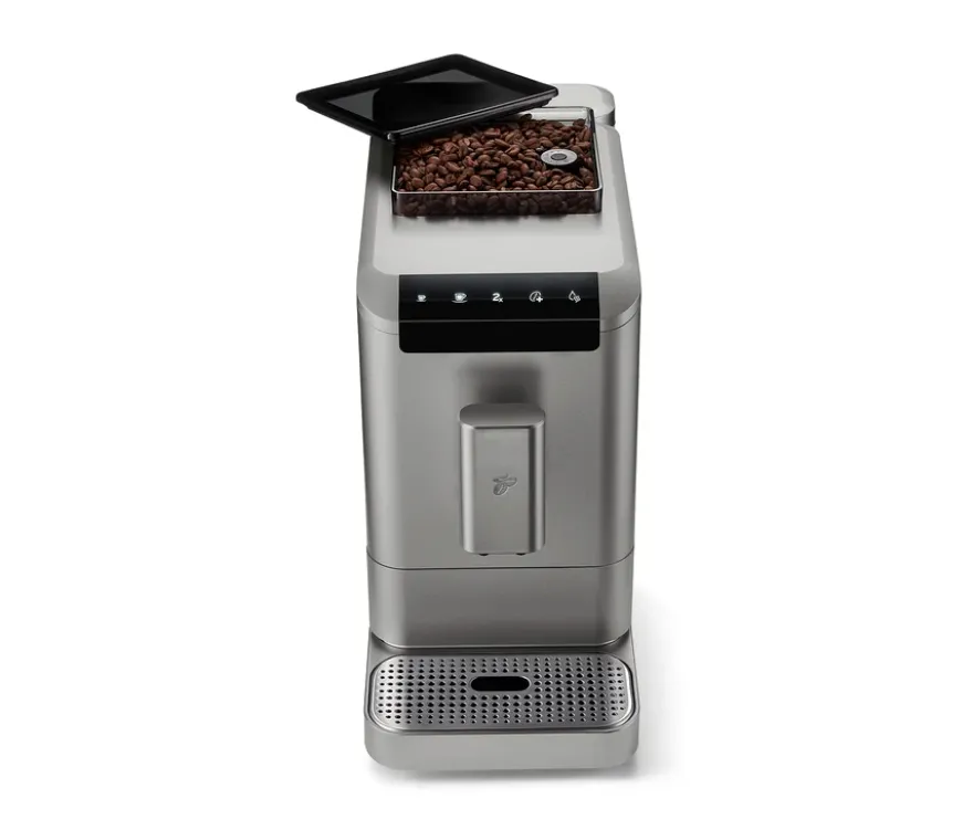 »Esperto2 Caffè« Kaffeevollautomat, Titanium Silver