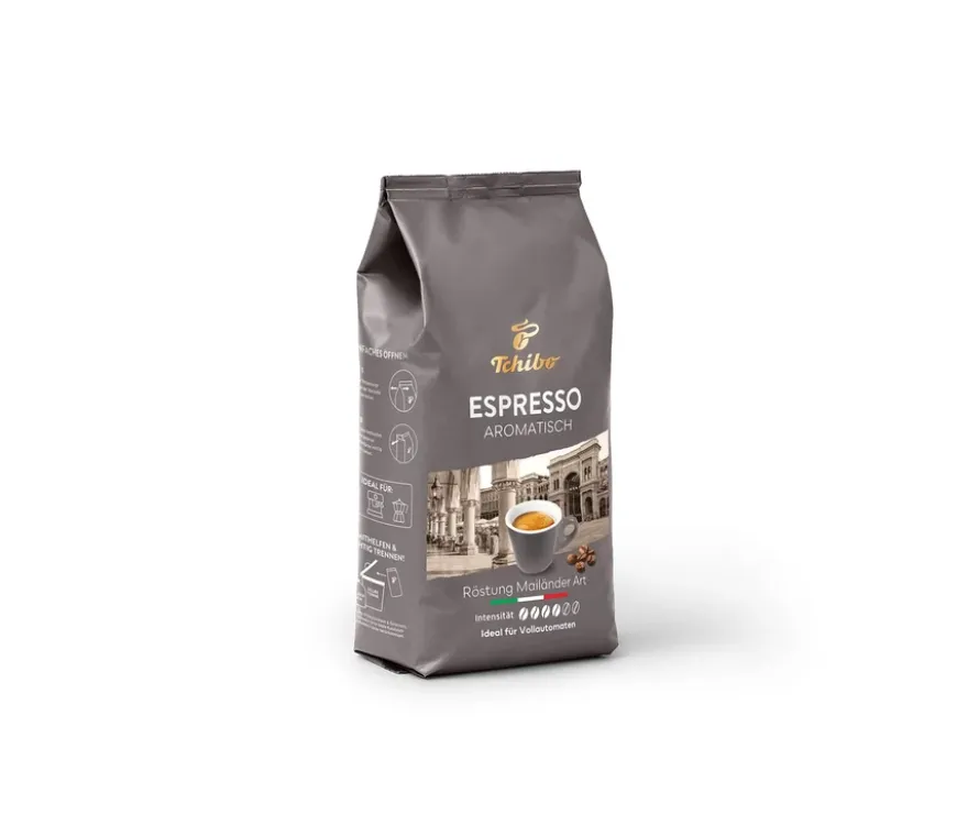Espresso Aromatisch - 8 x 1 kg Ganze Bohne