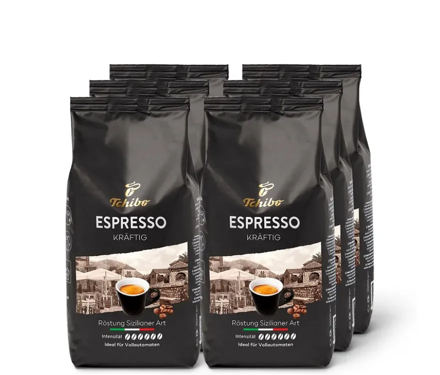 Espresso Kräftig - 6 x 1 kg Ganze Bohne